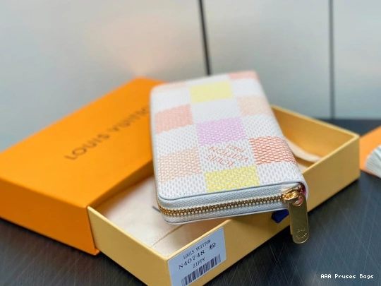AAA Pruses Bags LOUIS cm WALLET-19.5*10.5*2.5 ZIPPY VUITTON 0714